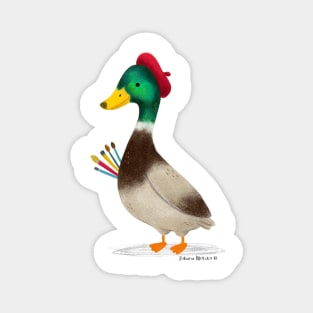 Mallard Duck Artist Magnet