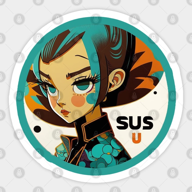 Youre Sus Emoji | Sticker