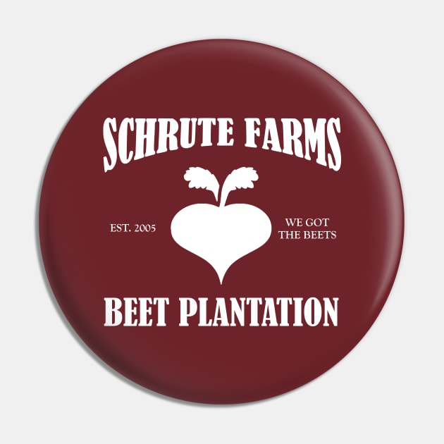 Schrute Farms Beet Plantation Pin by Bigfinz