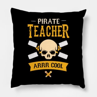 Teachers Humor Gift Talk Like A Pirate Pillow