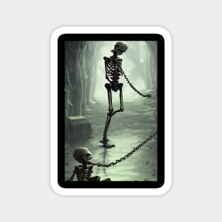 Skeleton Relationship Magnet