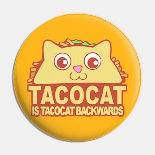 Tacocat Backwards Pin