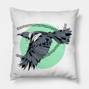 Tui New Zealand Bird Pillow