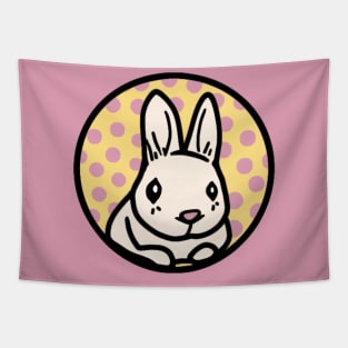 Lavender Aesthetic Cute Bunny of Fortune Bunny Rabbit Easter Tapestry