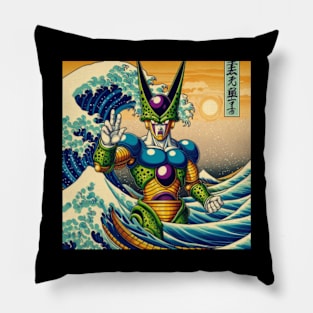 Surfing on the great wave Pillow