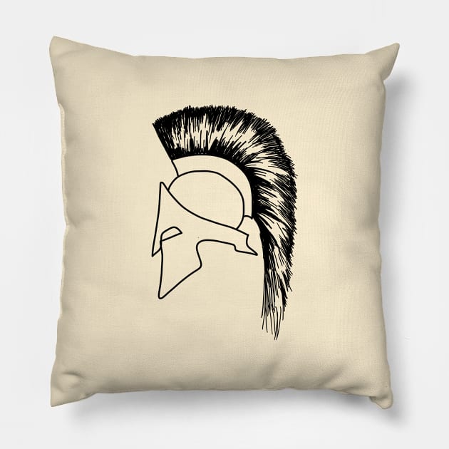 Centurion Helmet Pillow by pepques