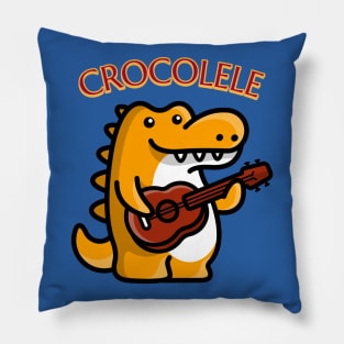 Crocolele Pillow