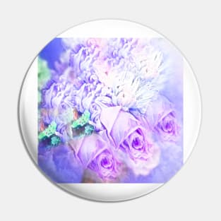 Roses so Pretty Lilac and Purple Pin