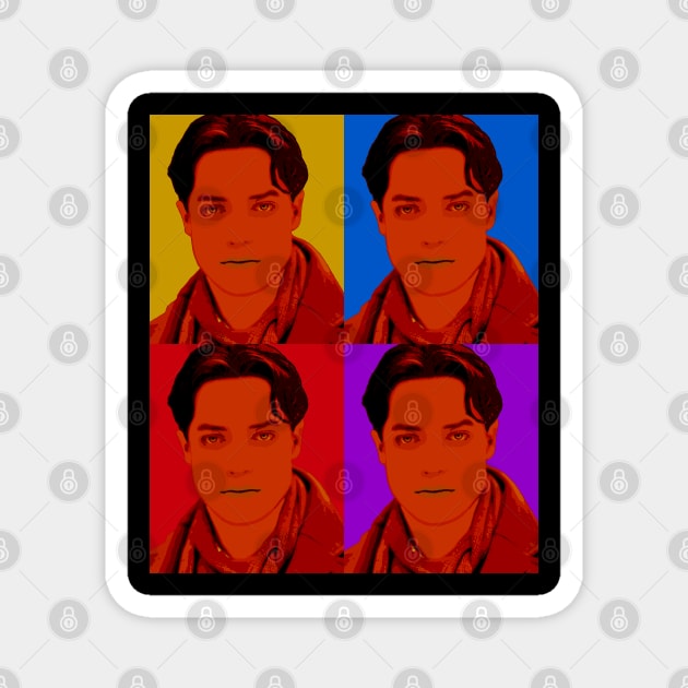 brendan fraser Magnet by oryan80