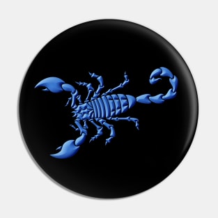 Blue Scorpion Pin