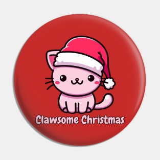 Merry Catmas Pin