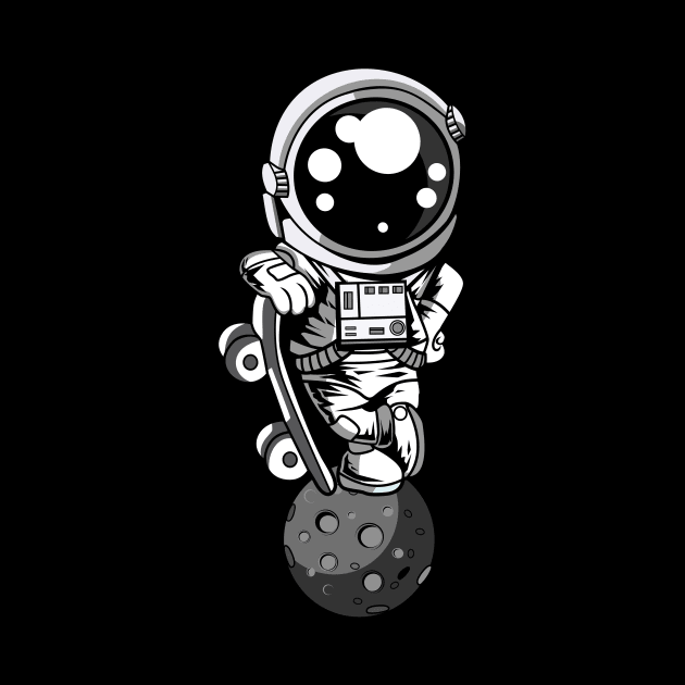 Astronaut Skater Boy by ArtisticParadigms