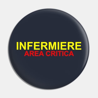 Infermiere | Nurse | T-shirt for Nursing Staff | Print on front & back Pin