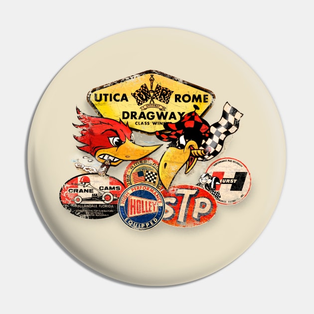 1970 Racing Baby Pin by Midcenturydave