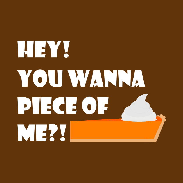 Lispe Pumpkin Pie Hey! You Wanna Piece of Me?! by Lispe