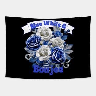 Blue White & Boujee Tapestry