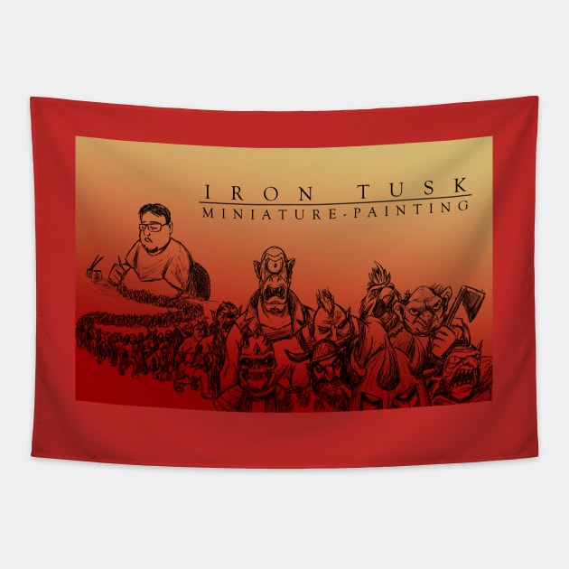 Iron Tusk Horde Tapestry by IronTuskPainting