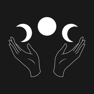 MOON PHASE (dark background) T-Shirt