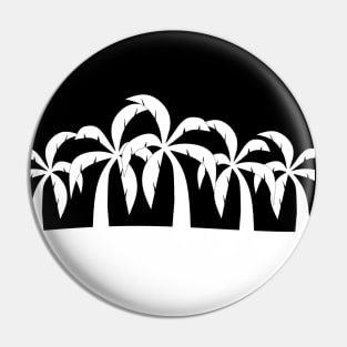 WHITE Palm Night Pin