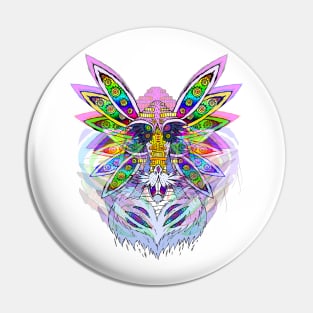 Hypno Rabbit Bust Pin