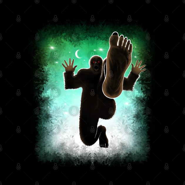 Big foot Halloween by Artardishop