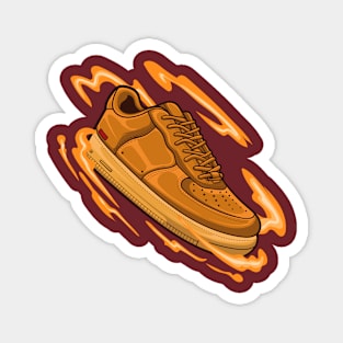 Force 1 Wheat Sneaker Magnet