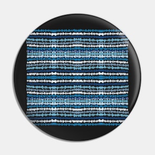 Modern simple trendy blue striped pattern Pin