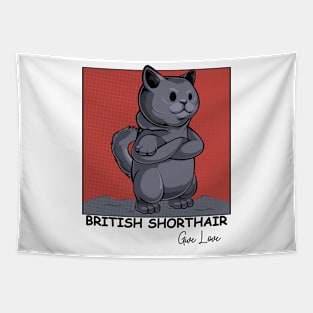 British Shorthair Cat Tapestry