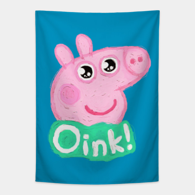 Peppa pig white claw tapestry outlet