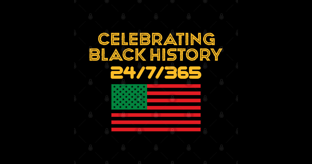 Celebrating Black History 24/7/365 Pan African Flag - Black History ...