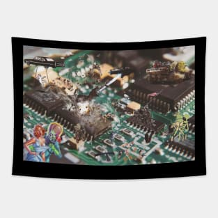 ELECTRONIC ART PRINTS Tapestry