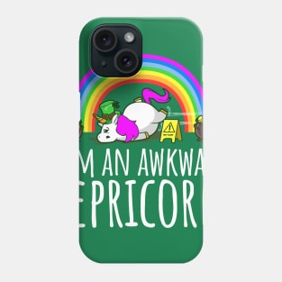 The Awkward Lepricorn Funny Unicorn St. Patrick's Day Phone Case