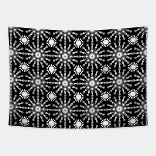 Black and white seamless pattern Tapestry