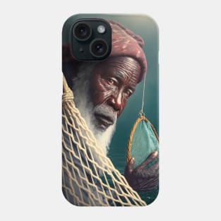 African Old Fisherman Phone Case