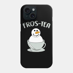 Fros-Tea Funny Snowman Christmas Winter Meme Phone Case