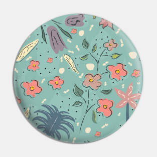 Floral Pattern Pin