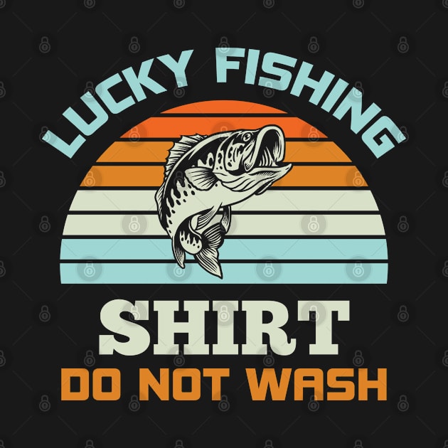 Lucky Fishing Shirt DO NOT WASH Retro by alexwestshop