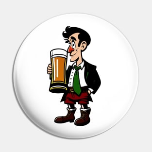 Beer Drinker Pin