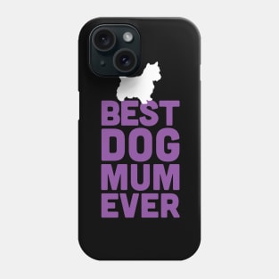 Best Westie Dog Mum Ever - Purple Dog Lover Gift Phone Case