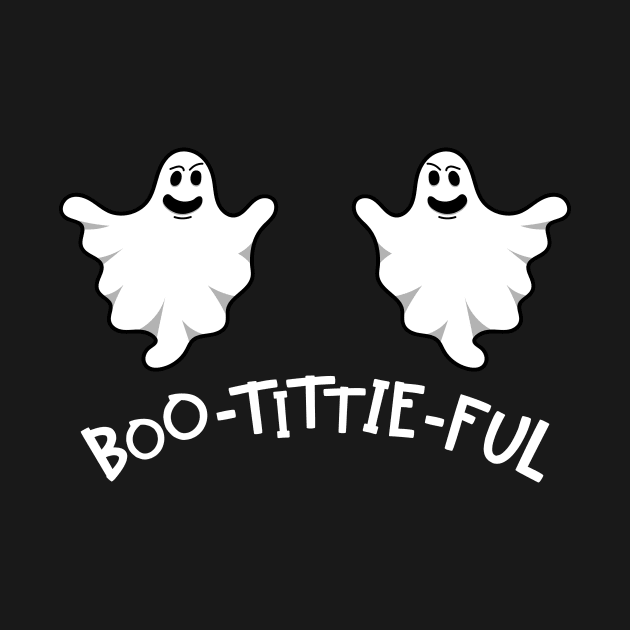 Sexy Halloween Ghost - Boo-tittie-ful Womens Boobs by CreativeFit