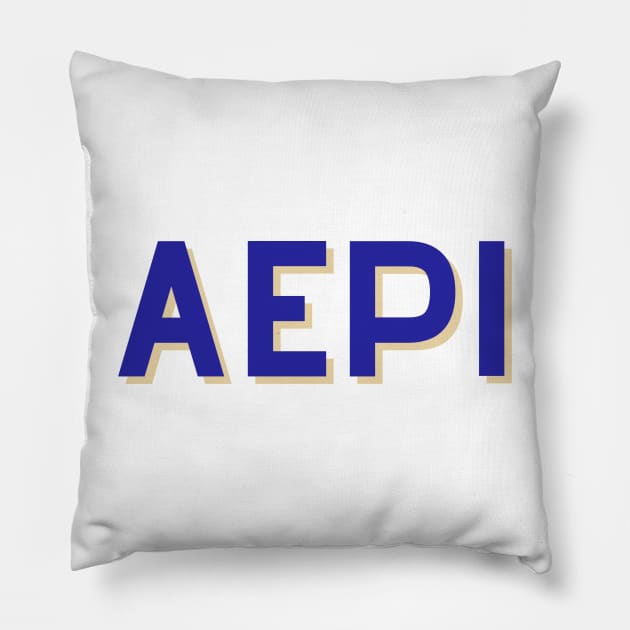 AEPi Pillow by stickersbyjori