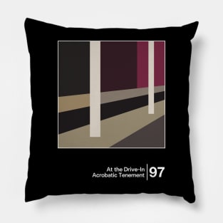 At The Drive-In - Acrobatic Tenement / Minimal Style Graphic Artwork Pillow