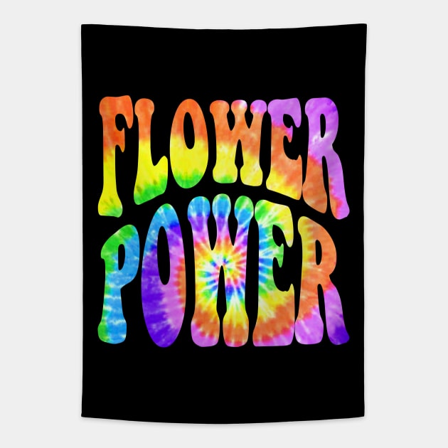 60s 70s Retro Hippie Batik Spiral - Flower Power 3 Tapestry by EDDArt