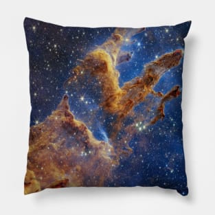 Pillars of Creation JWST Webb Image Stars Galaxy Nebulae Pillow