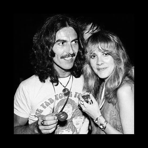 George Harrison and Stevie Nicks, 1978. by Hand of Lord