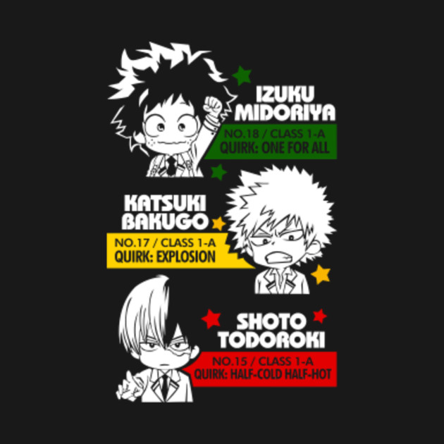 Discover Deku, Kachan, and Todoroki - Todoroki - T-Shirt