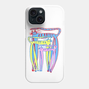 Three cats Phone Case