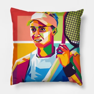 elena rybakina Pillow