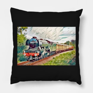 The Flying Scotsman Locomotive Pillow