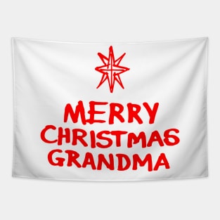 Merry Christmas Grandma R Tapestry